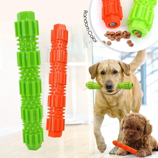 Dog Chew Toy for Aggressive Chewers, Dog Toothbrush Toys Chewers Large Breed Indestructible Squeaky Dog Toys for Medium Large Dogs Dental Care Teeth Cleaning