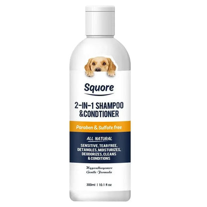 Puppy Shampoo And Conditioner 2 In 1 Natural Moisturizing Shampoo Moisturizing Dog Shampoo For Sensitive Skin PH Balanced