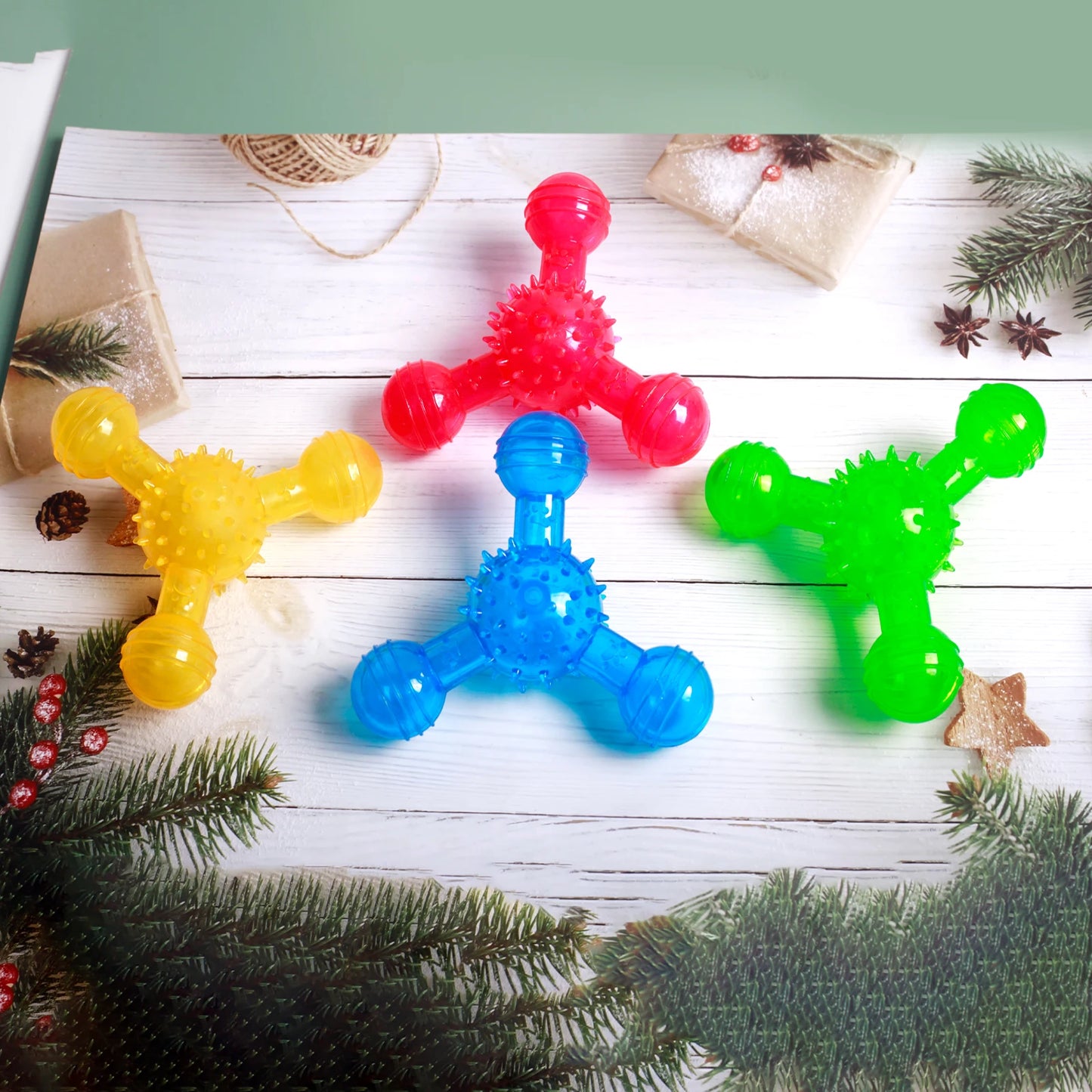 Dog's Three Legged Silicone Toy