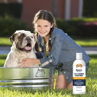 Puppy Shampoo And Conditioner 2 In 1 Natural Moisturizing Shampoo Moisturizing Dog Shampoo For Sensitive Skin PH Balanced