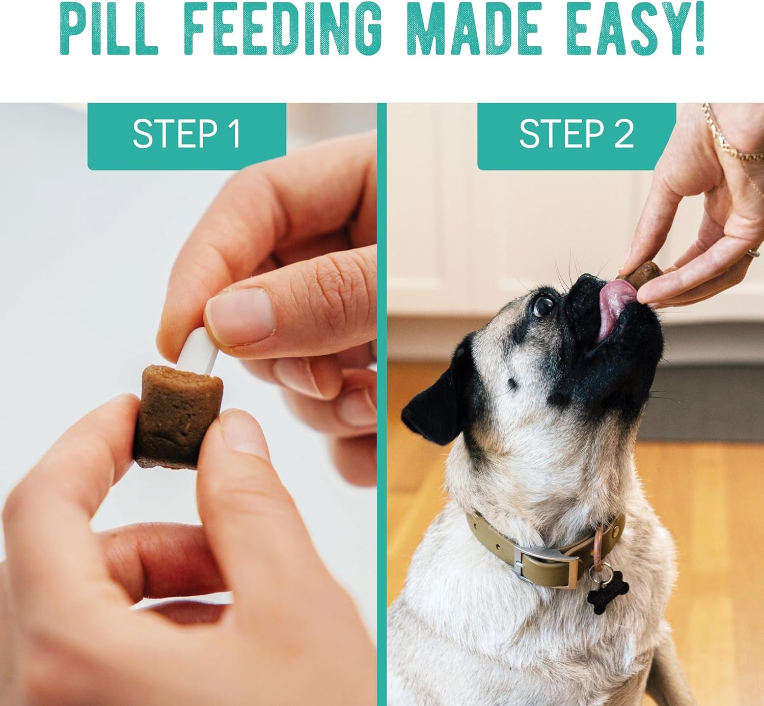 Pill Buddy Naturals, Peanut Butter & Honey Recipe for Dogs, 1 Pack, 30-Count